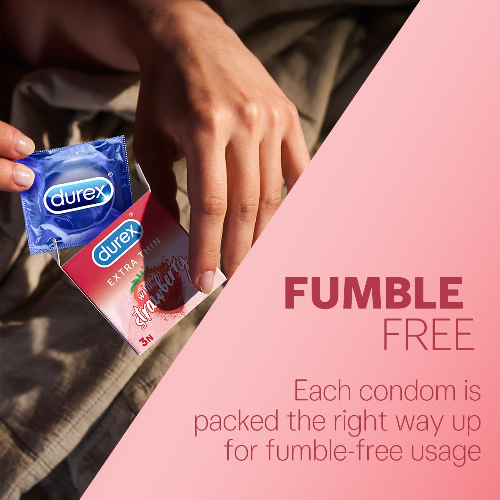 DUREX EXTRA THIN (STRAWBERRY) 1X3