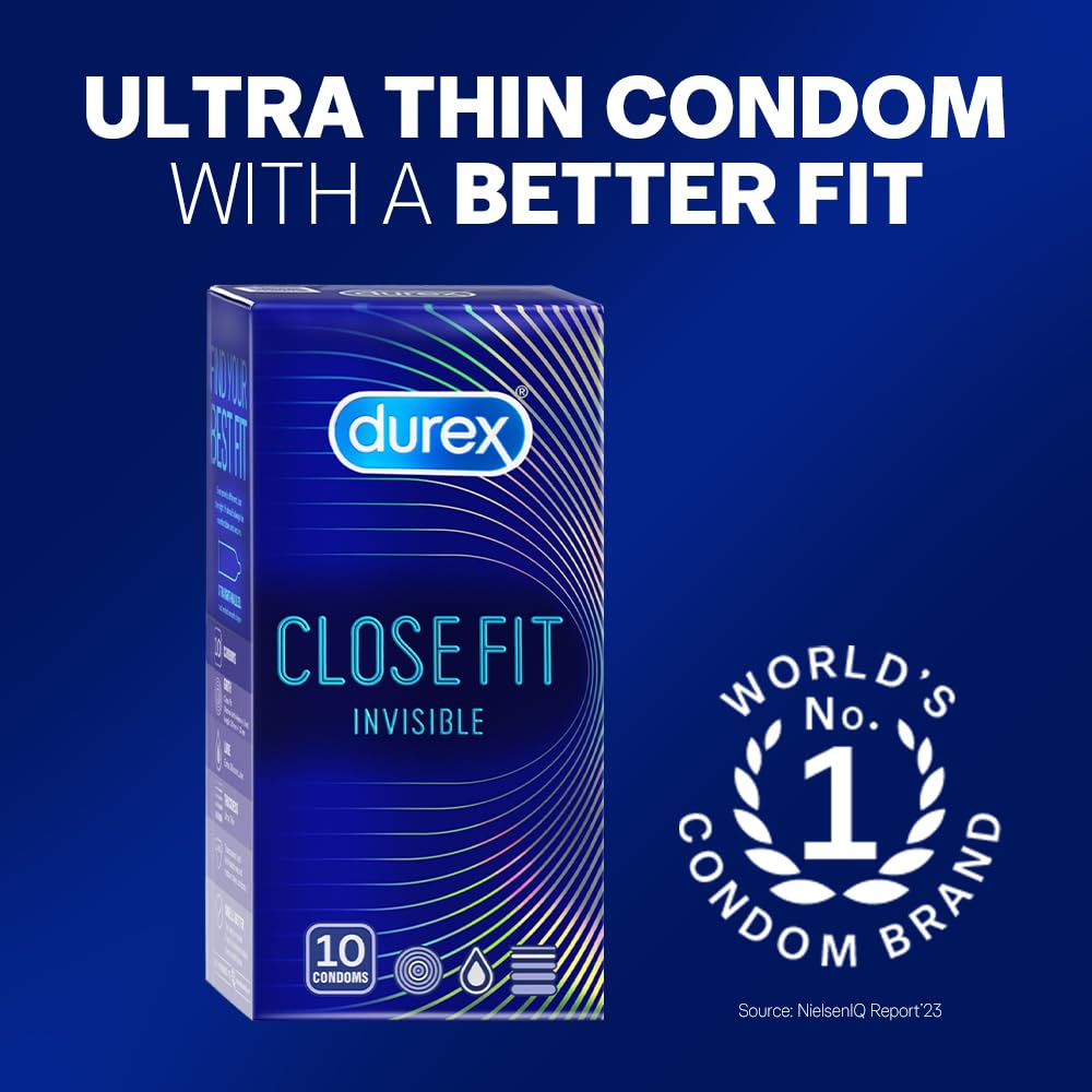 DUREX INVISIBLE CLOSE FIT 1X10