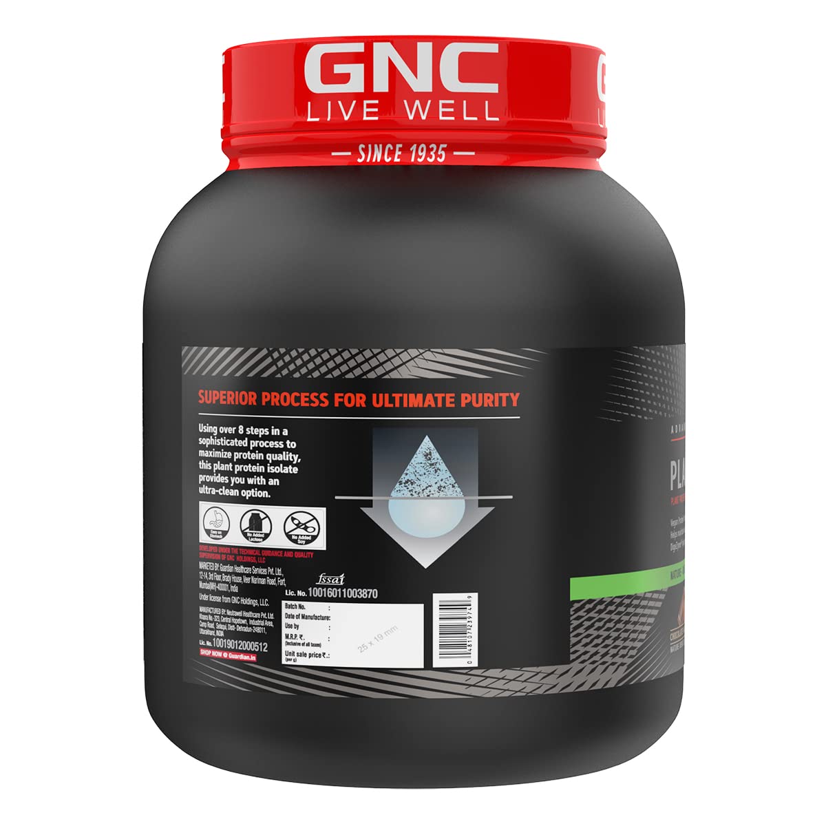 GNC AMP PLANT ISOLATE PROTEIN CHOCOLATE HAZELNUT 2LBS