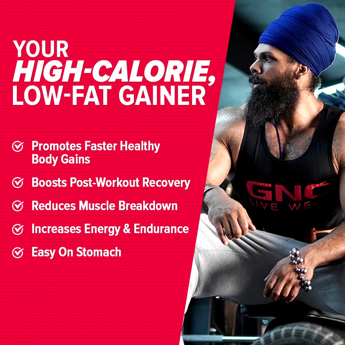 GNC PRO PERFORMANCE WEIGHT GAINER 73G PROTEIN & 2200 CALORIES FOR MUSCLE GROWTH CHOCOLATE 5KG