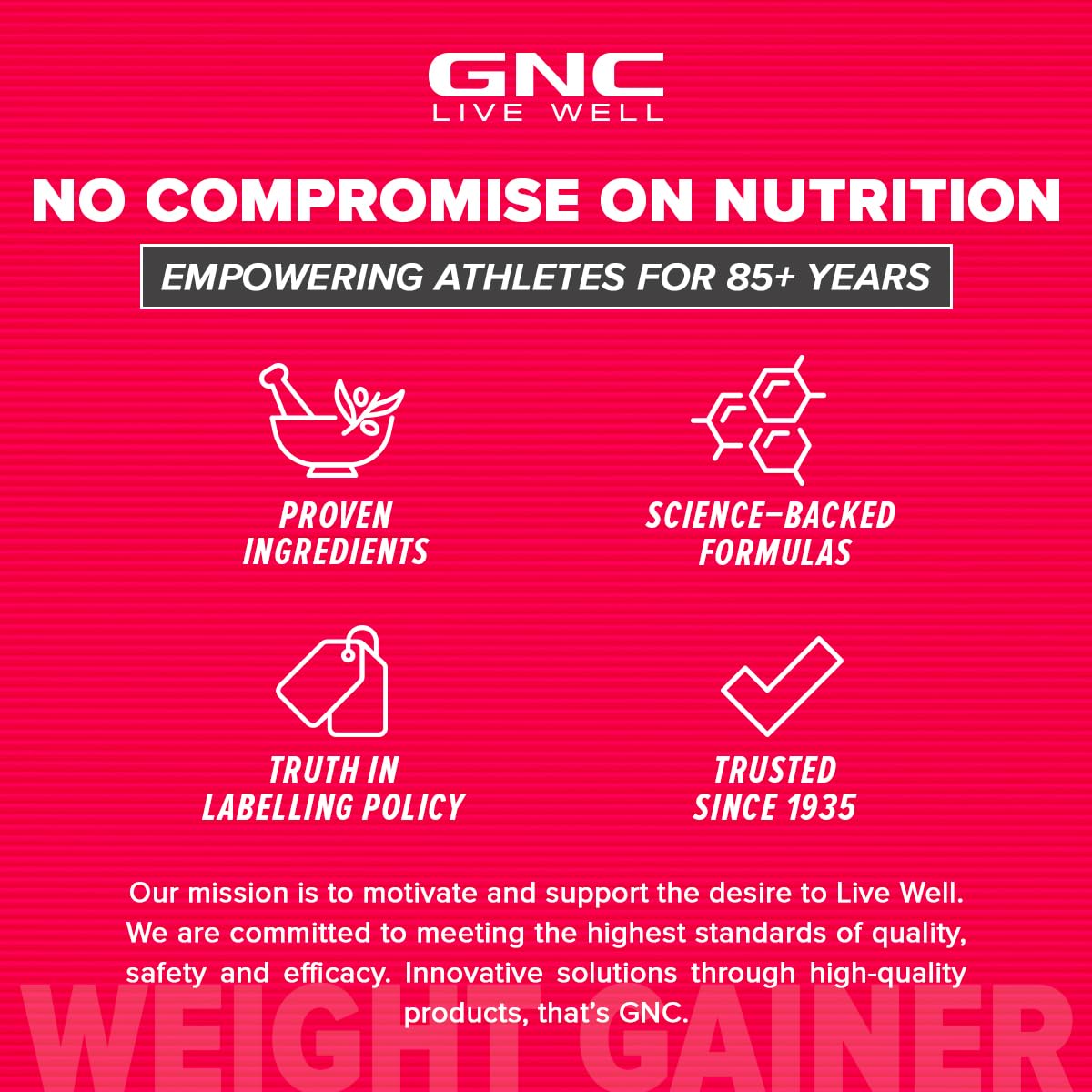 GNC PRO PERFORMANCE WEIGHT GAINER 73G PROTEIN & 2200 CALORIES FOR MUSCLE GROWTH CHOCOLATE 5KG