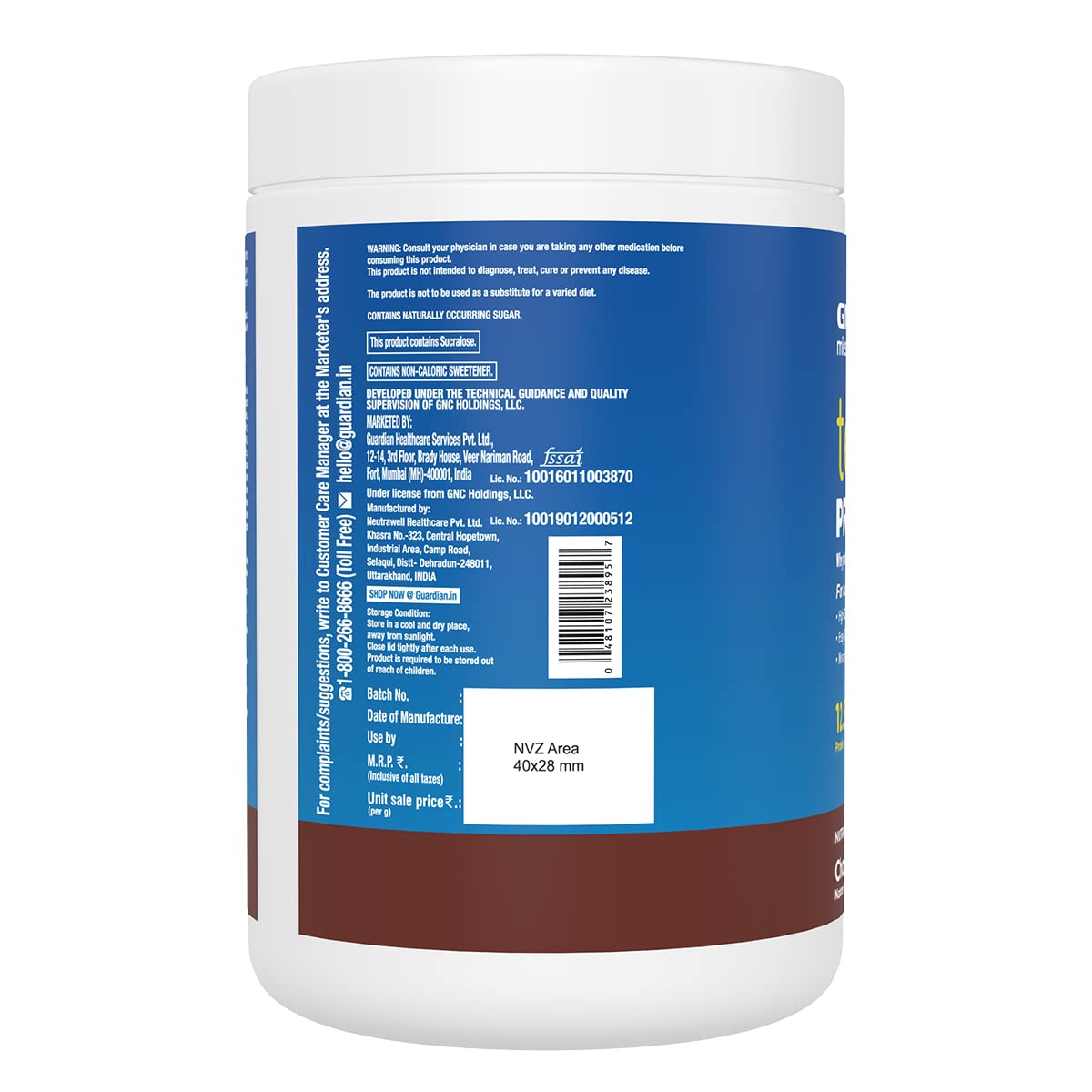 GNC MILESTONES TEEN PROTEIN FOR ACTIVE TEENS CHOCOLATE 750GM