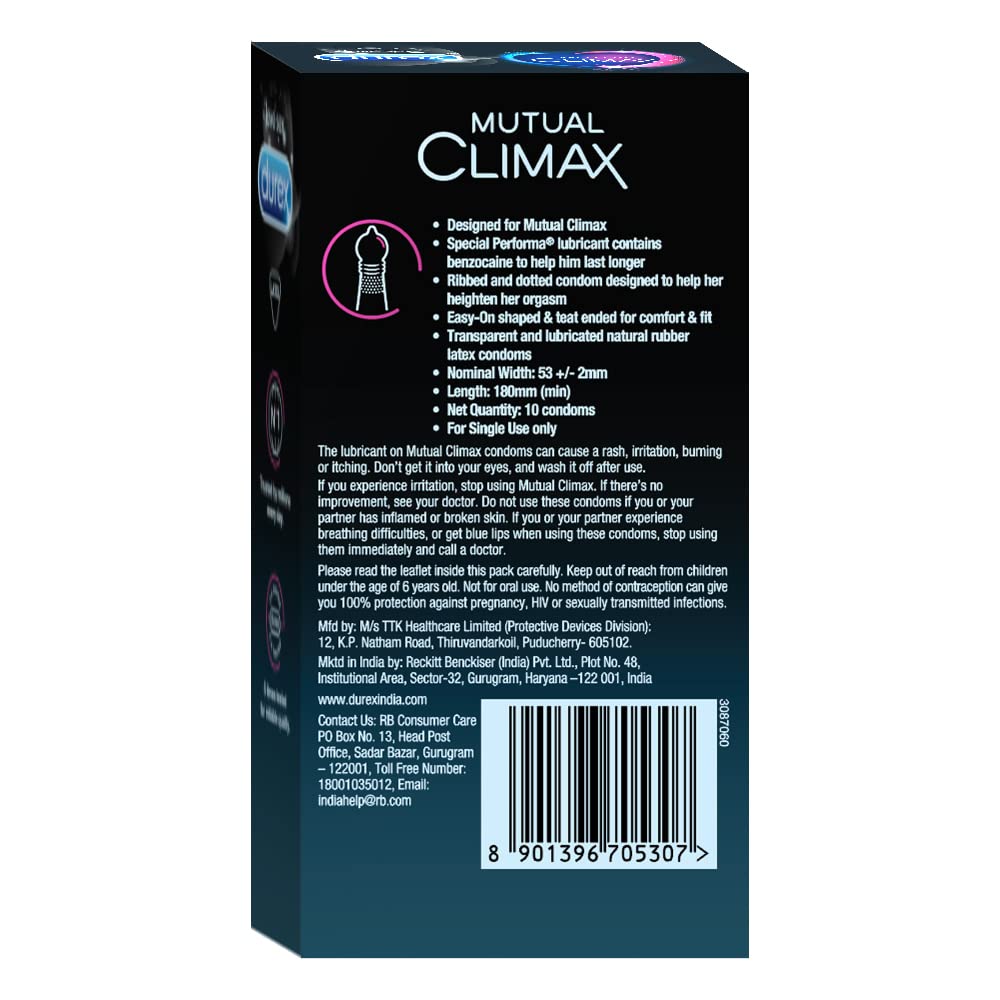 DUREX MUTUAL CLIMAX 1X10