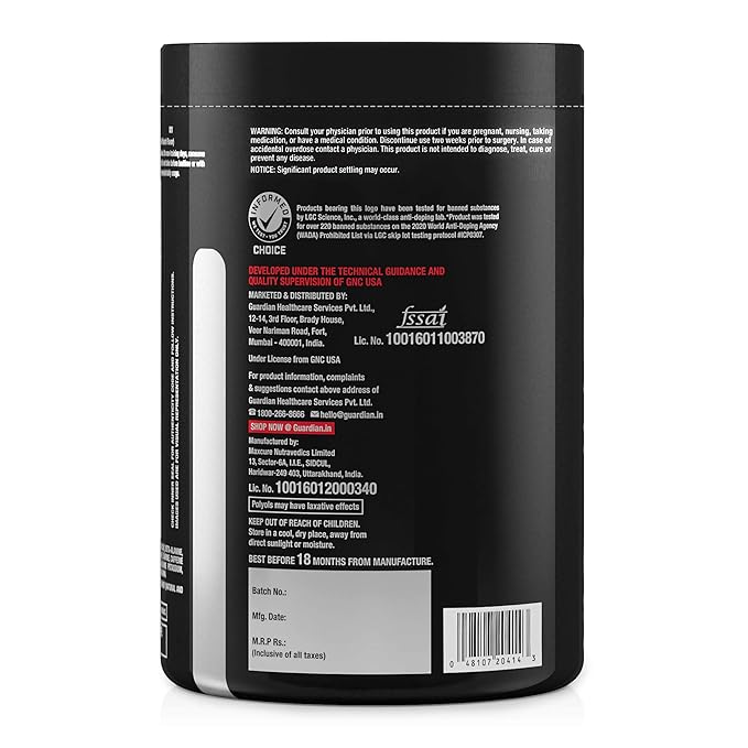 GNC PRO PERFORMANCE AMP GOLD SERIES ULTRA RUSH | PRE-WORKOUT BLUEBERRY 500 GM