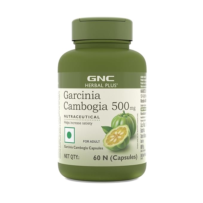 GNC HERBAL PLUS GARCINIA CAMBOGIA AIDS IN WEIGHT LOSS 60 CAPSULES