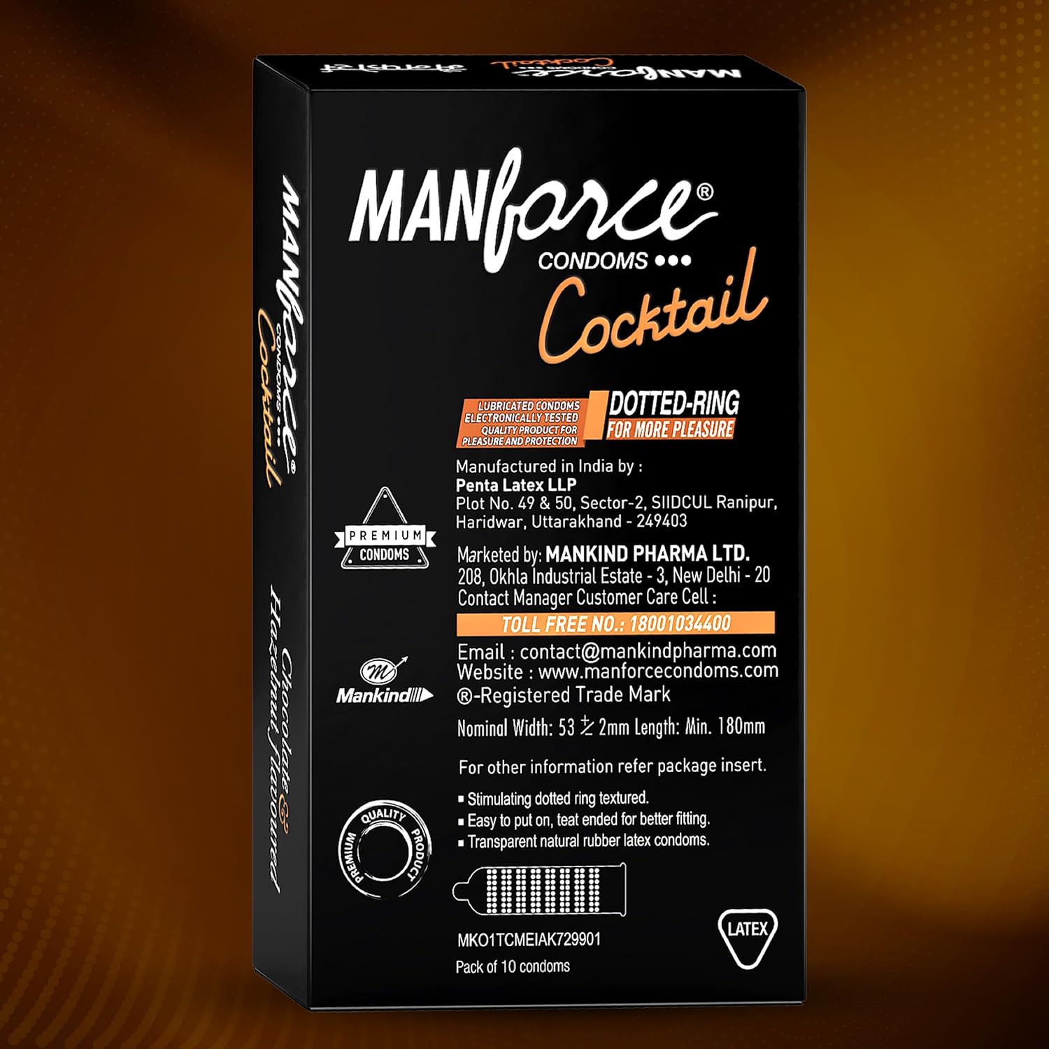 MANFORCE CHOCO+HAZEL 2280-DOT 10PCS