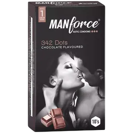 MANFORCE CHOCOLATE 342-DOTS 10PCS