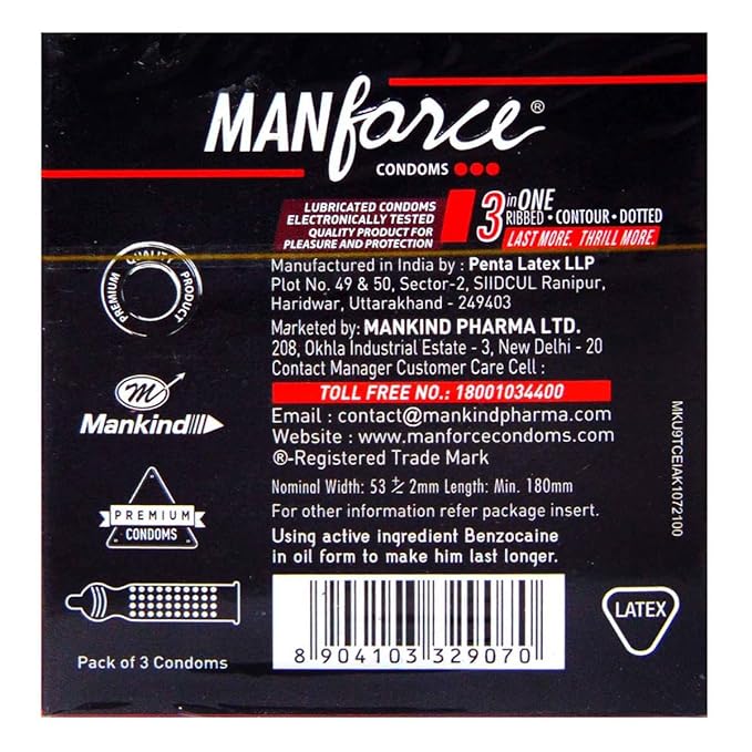 MANFORCE OVERTIME ORANGE 3PCS