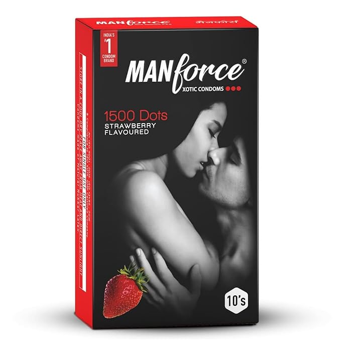 MANFORCE STRAWBERRY 1500-DOTS 10PCS