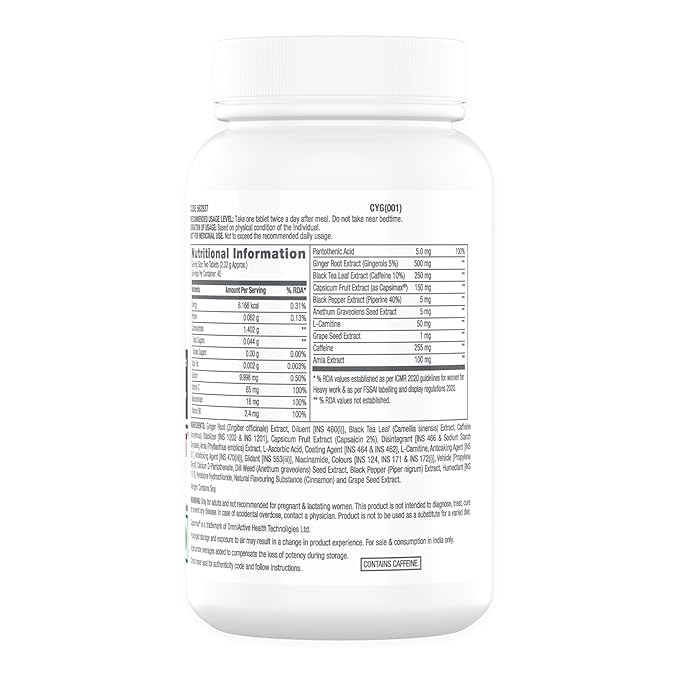 GNC PRO PERFORMANCE THERMO BURST PLUS WITH CAPSIMAX BURNS STORED FATS 90 TABLETS