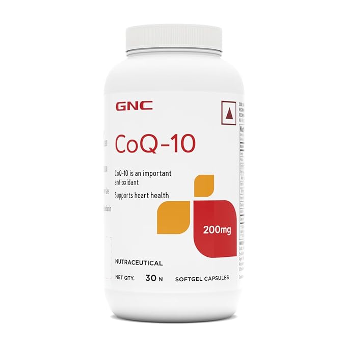 GNC COQ-10 200MG STRONG ANTIOXIDANT 30 SOFTGELS CAPSULES