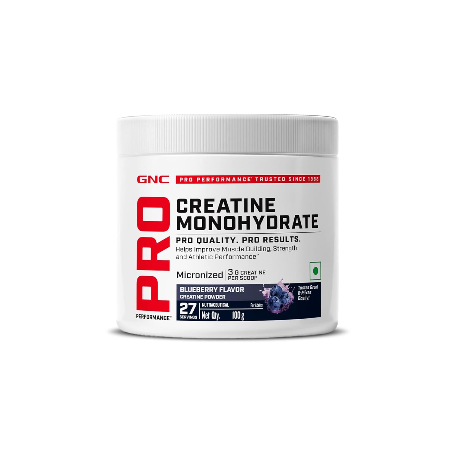 GNC PRO PERFORMANCE CREATINE MONOHYDRATE - 3000MG CREATINE PER SCOOP 100GM