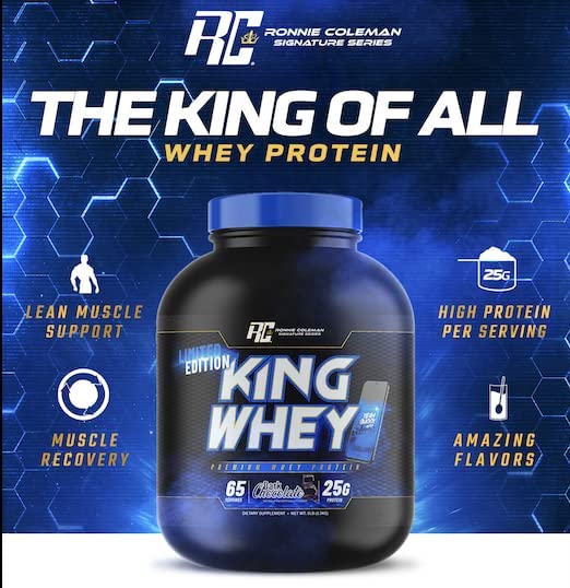 RONNIE COLEMAN KING WHEY MILK CHOCOLATE 5LB