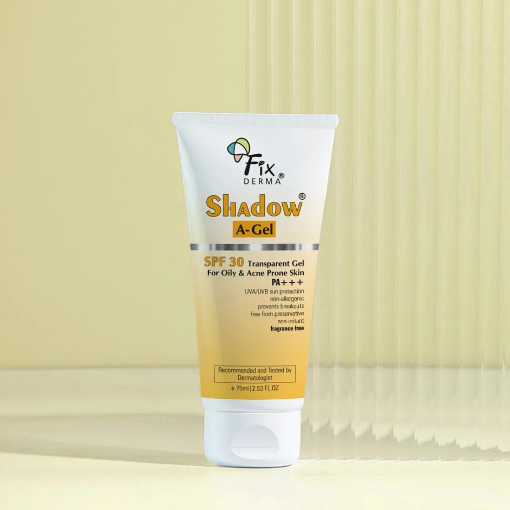 FIXDERMA SHADOW SUNSCREEN A-GEL SPF 30 GEL BASED SUNSCREEN FOR ACNE-PRONE SKIN 75ML