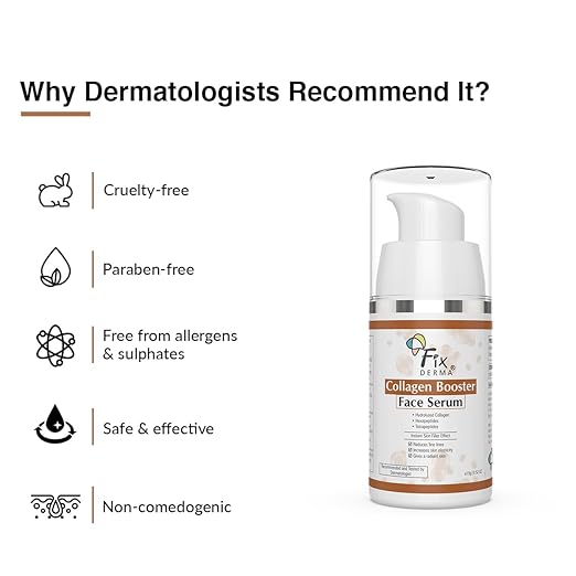 FIXDERMA HYDROLYZED COLLAGEN BOOSTER FACE SERUM FOR FACE FACE, FINE LINES & WRINKLES 15GM
