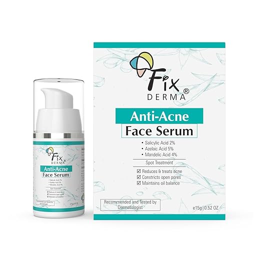 FIXDERMA 2% SALICYLIC ACID SERUM FOR ANTI ACNE & SPOT TREATMENT 15GM