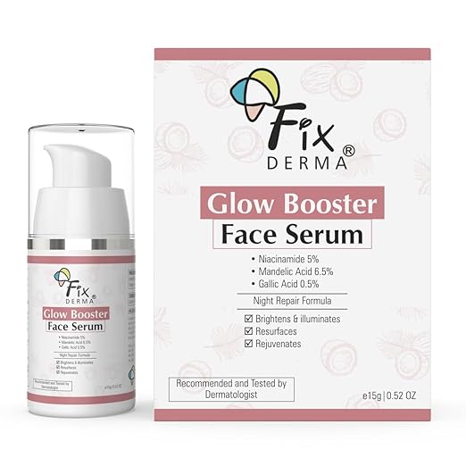 FIXDERMA 5% NIACINAMIDE SERUM GLOW BOOSTER FACE SERUM FACE SERUM FOR MEN & WOMEN - 15G