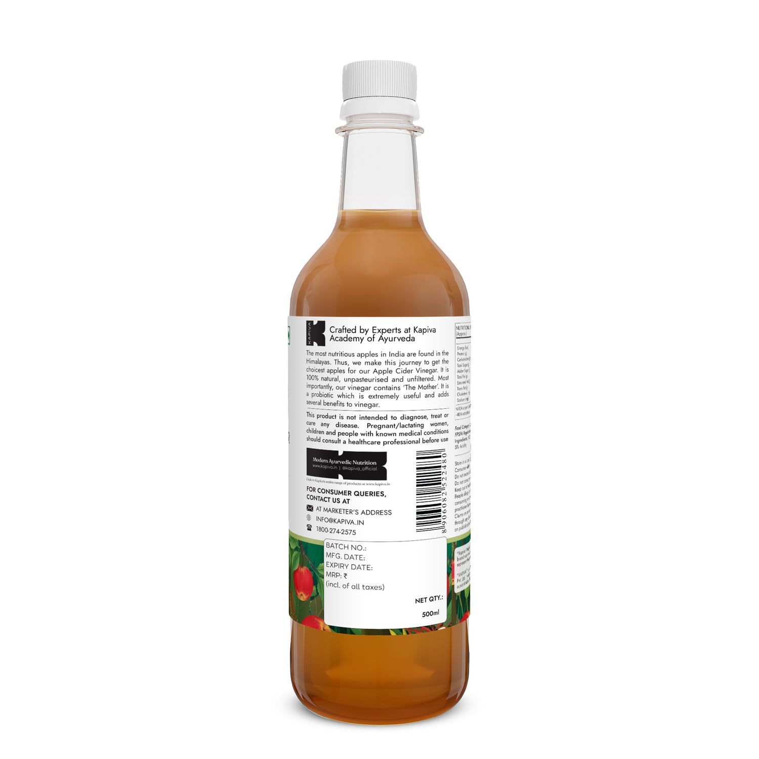 KAPIVA APPLE CIDER VINEGAR 500ML
