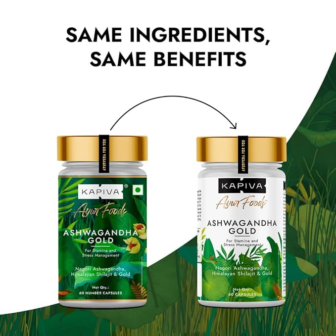 KAPIVA  ASHWAGANDHA GOLD CAPSULES 60CAPS