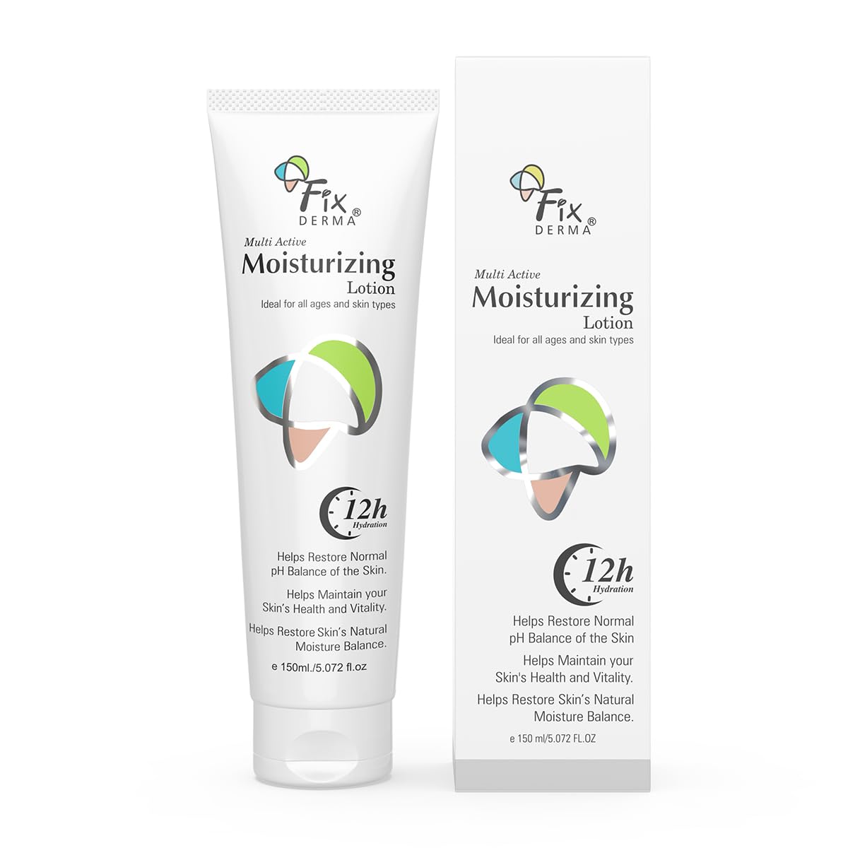 FIXDERMA MOISTURIZING LOTION, DAILY MOISTURIZER FOR DRY SKIN, BODY & FACE 75GM