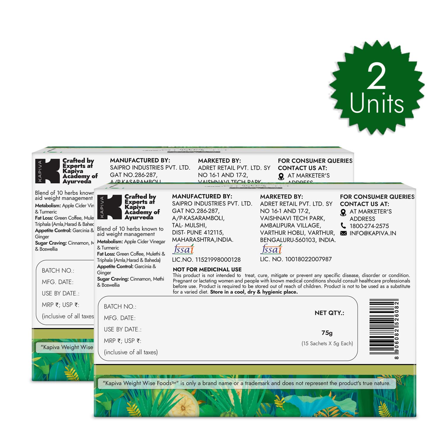 KAPIVA GET SLIM MIX 75GM