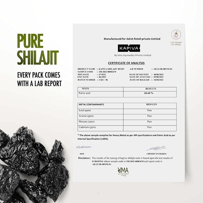 KAPIVA HIMALAYA SHILAJIT 20GM