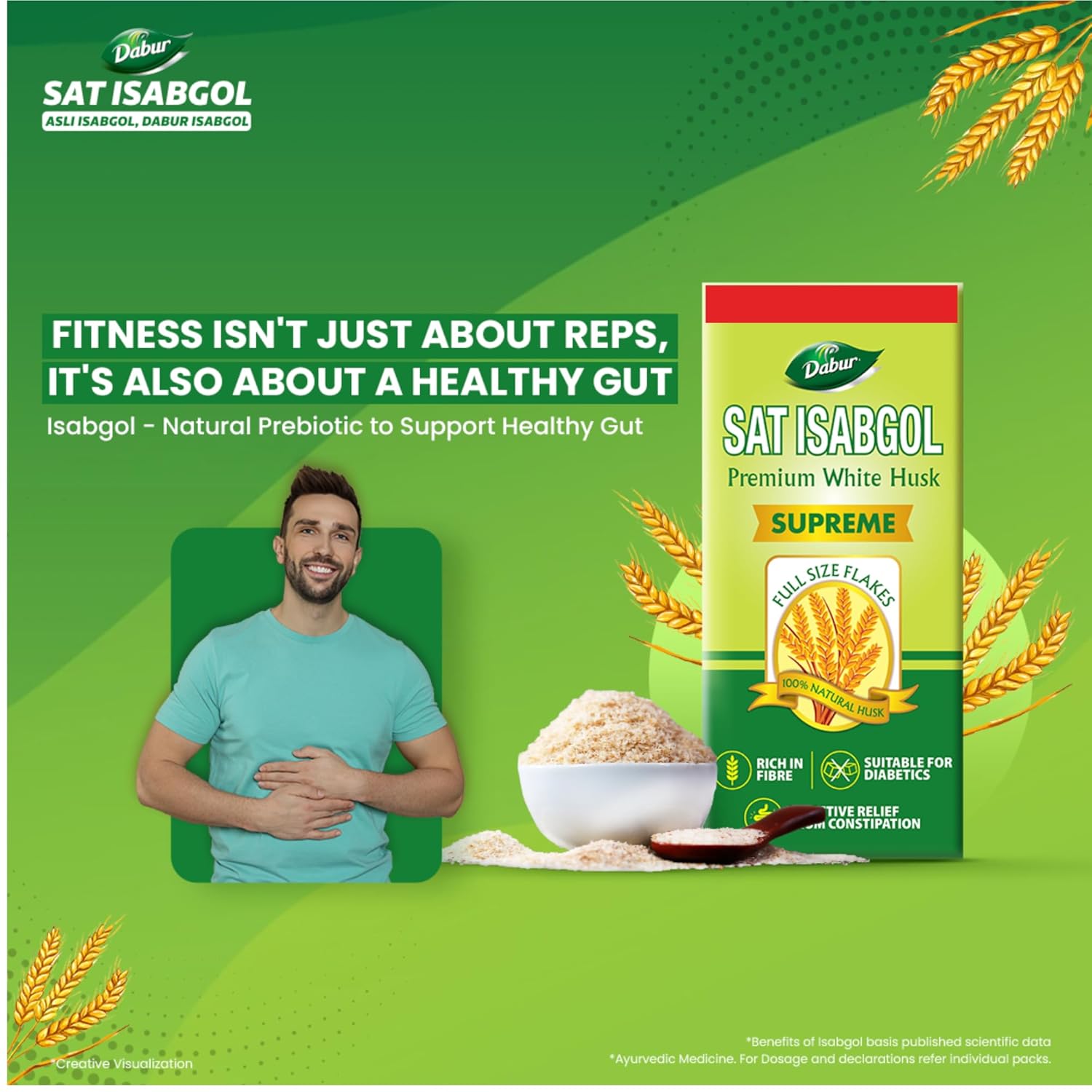 DABUR SAT ISABGOL 50GM