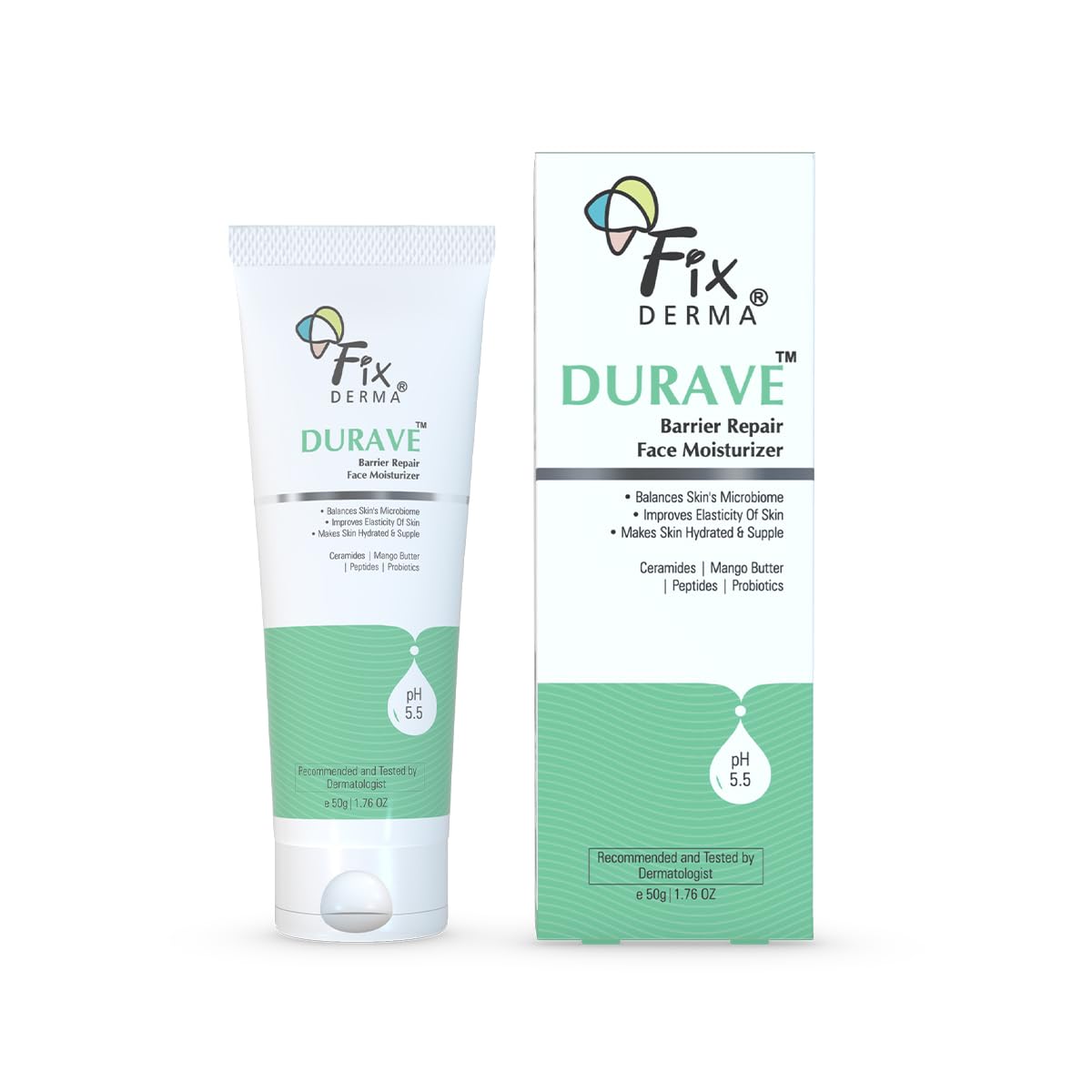 FIXDERMA DURAVE CERAMIDE MOISTURIZER FOR FACE  BARRIER REPAIR MOISTURIZER 50GM