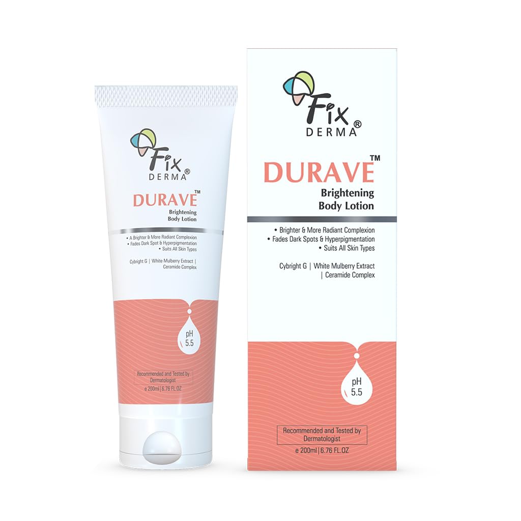 FIXDERMA DURAVE BRIGHTENING BODY LOTION WITH CERAMIDE BODY LOTION FOR WOMEN & MEN 200ML