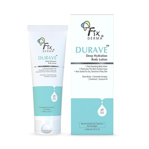FIXDERMA DURAVE DEEP HYDRATING BODY LOTION WITH CERAMIDE & SHEA BUTTER 200ML