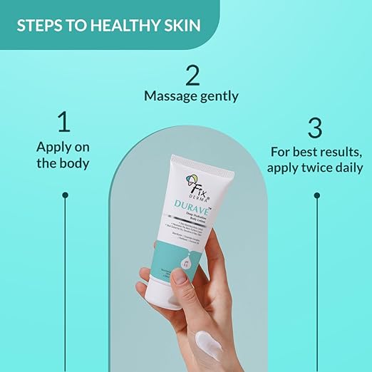 FIXDERMA DURAVE DEEP HYDRATING BODY LOTION WITH CERAMIDE & SHEA BUTTER 200ML