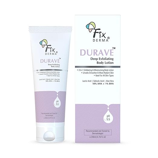 FIXDERMA DURAVE 10% AHA + 1% BHA DEEP EXFOLIATING BODY LOTION 200ML