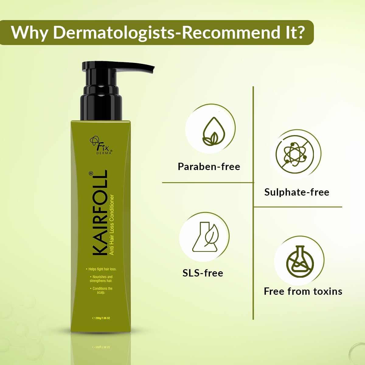 FIXDERMA KAIRFOLL ANTI HAIR LOSS CONDITIONER 200GM