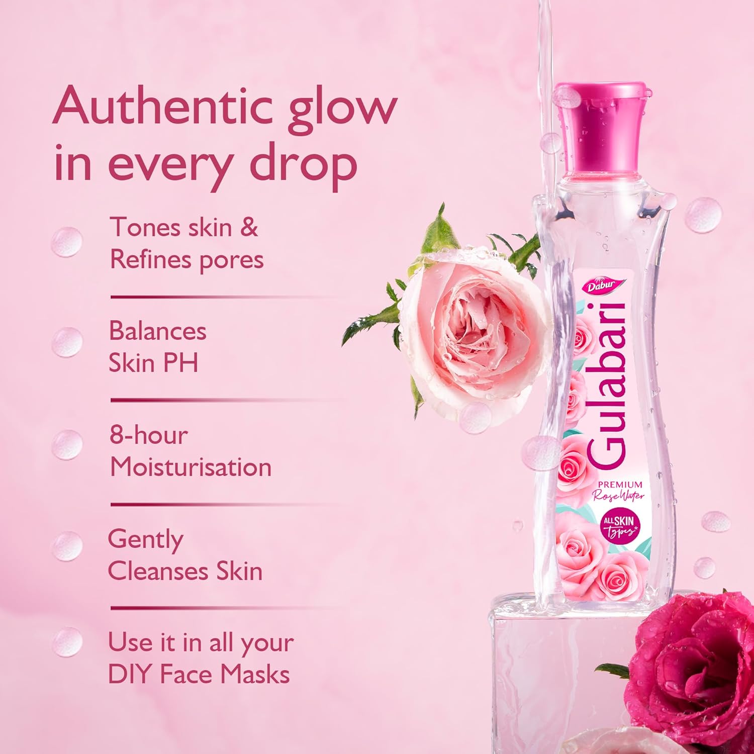 DABUR ROSE WATER 400ML