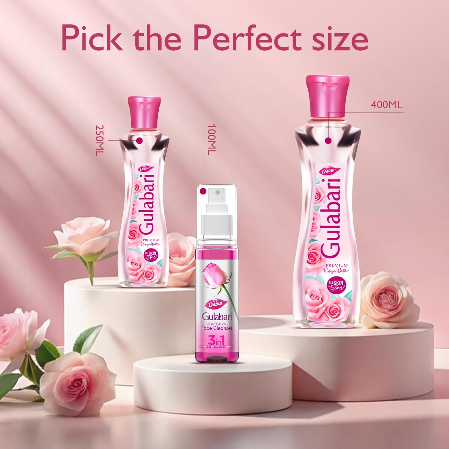 DABUR ROSE WATER 400ML