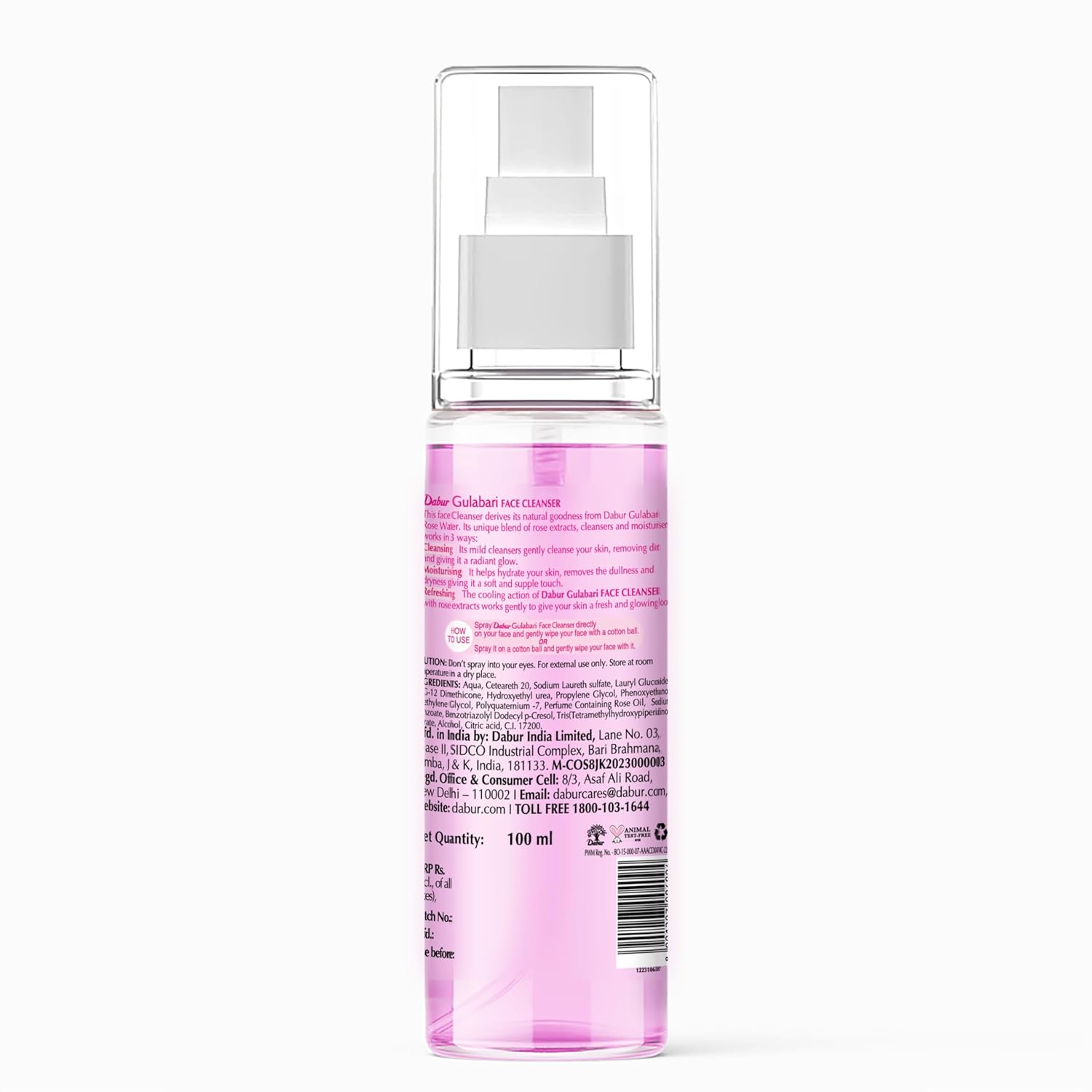 DABUR ROSE WATER SPRAY 100ML