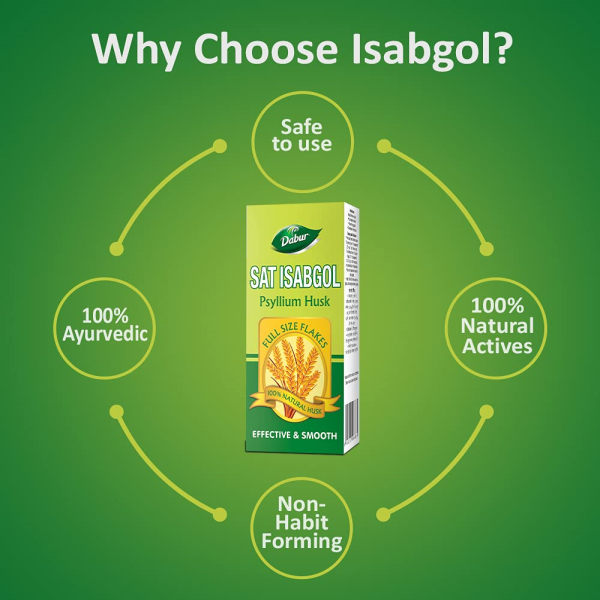 DABUR SAT ISABGOL 90GM