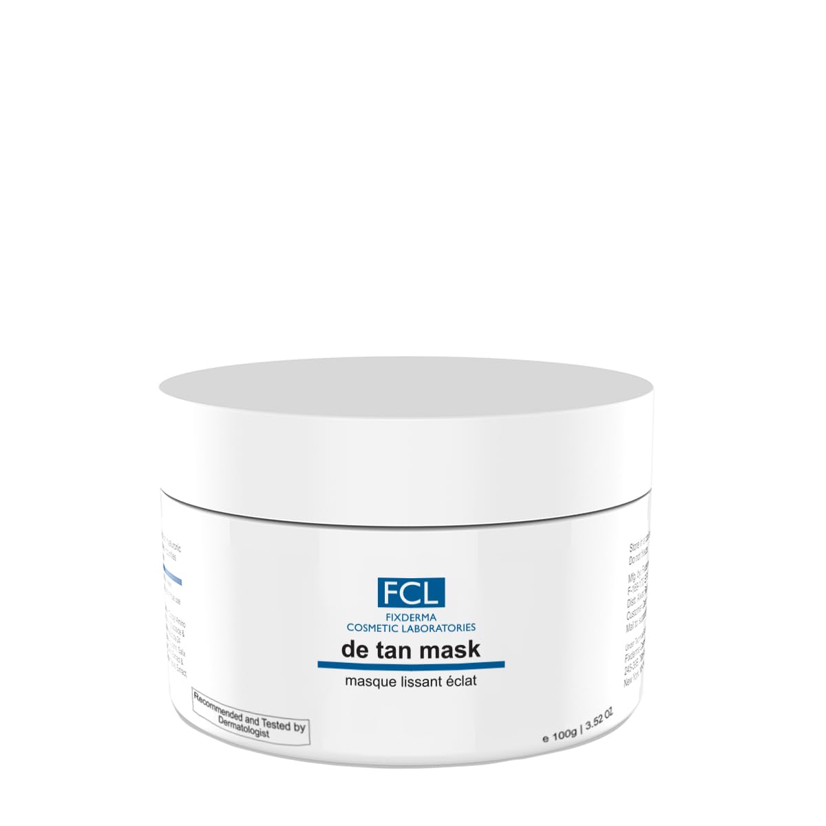 FIXDERMA COSMETIC LABORATORIES DE TAN MASK FOR TANNING&DARK SKIN 100GM