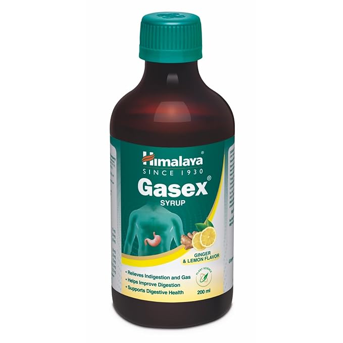 GASEX SYRUP GINGER LEMON FLAVOUR 200ML
