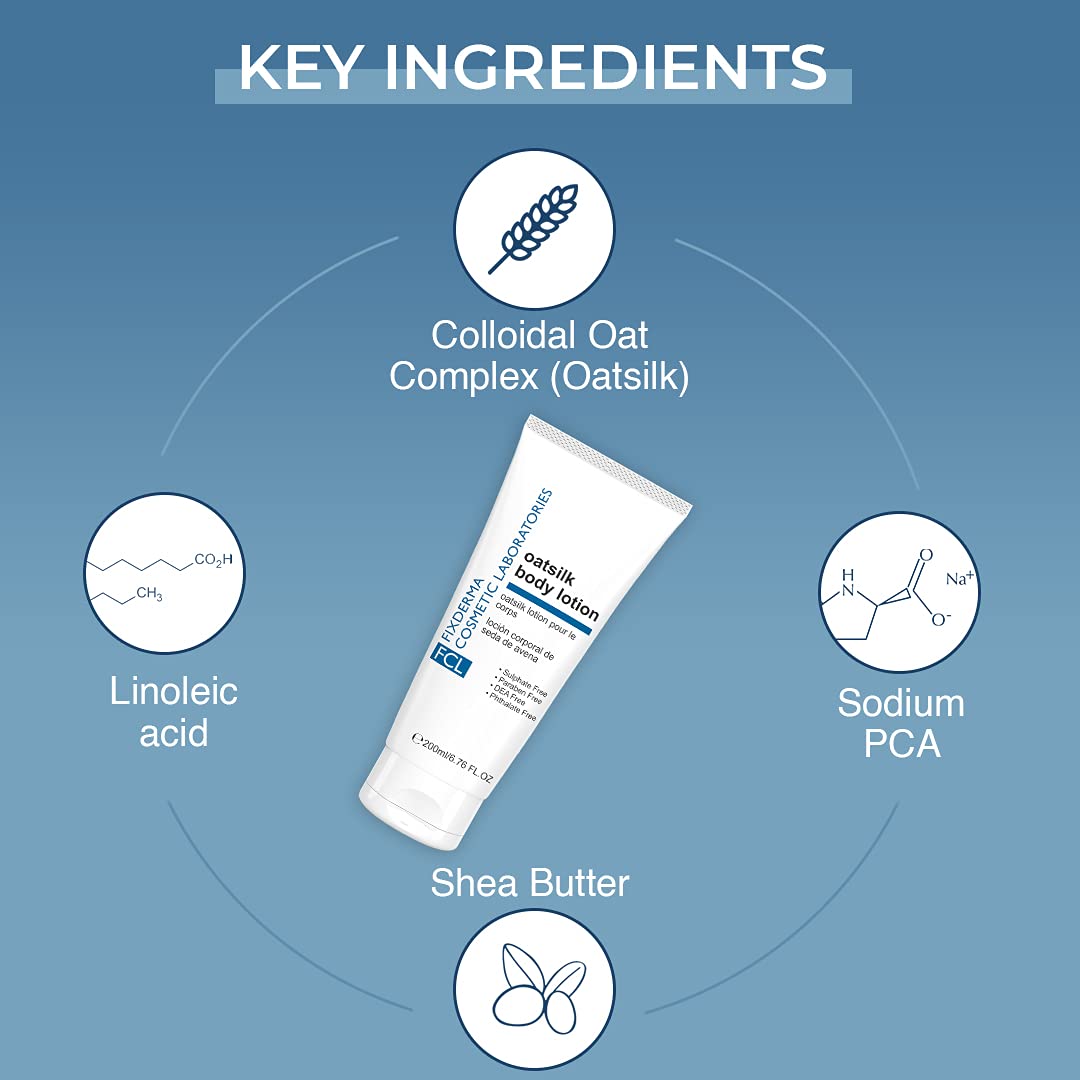 FIXDERMA FCL OATSILK BODY LOTION FOR DRY & ROUGH SKIN 200ML