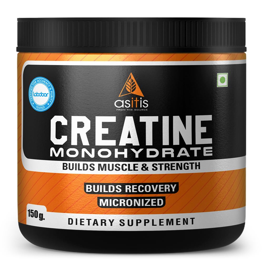 AS-IT-IS NUTRITION 100% CREATINE MONOHYDRATE, PURE 2.5G MICRONIZED POWDER UNFLAVOURED 150GM