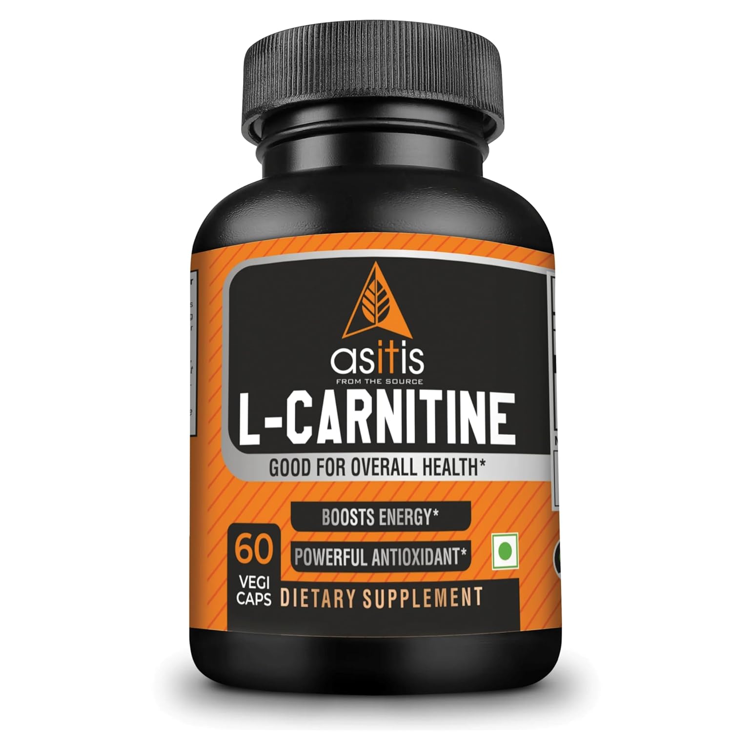 AS-IT-IS NUTRITION 100% L-CARNITINE L-TARTRATE, 500MG PER SERVING, 60 CAPSULES