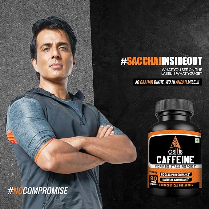 AS-IT-IS NUTRITION CAFFEINE 200MG PER SERVING, PRE WORKOUT 60 CAPSULES