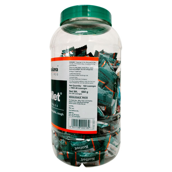 KOFLET LOZENGES (160+40)