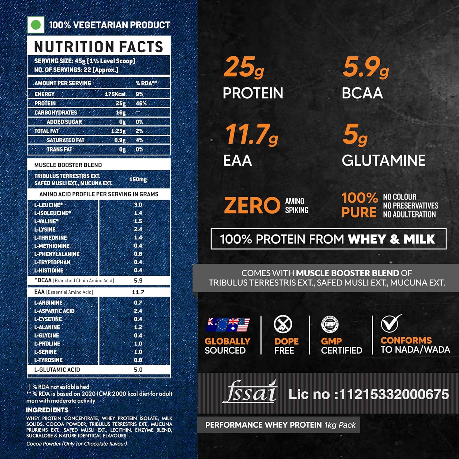 AS-IT-IS ATOM PERFORMANCE WHEY WITH SAFED MUSLI & MUCUNA PRURIENS CAFFE LATTE 1KG
