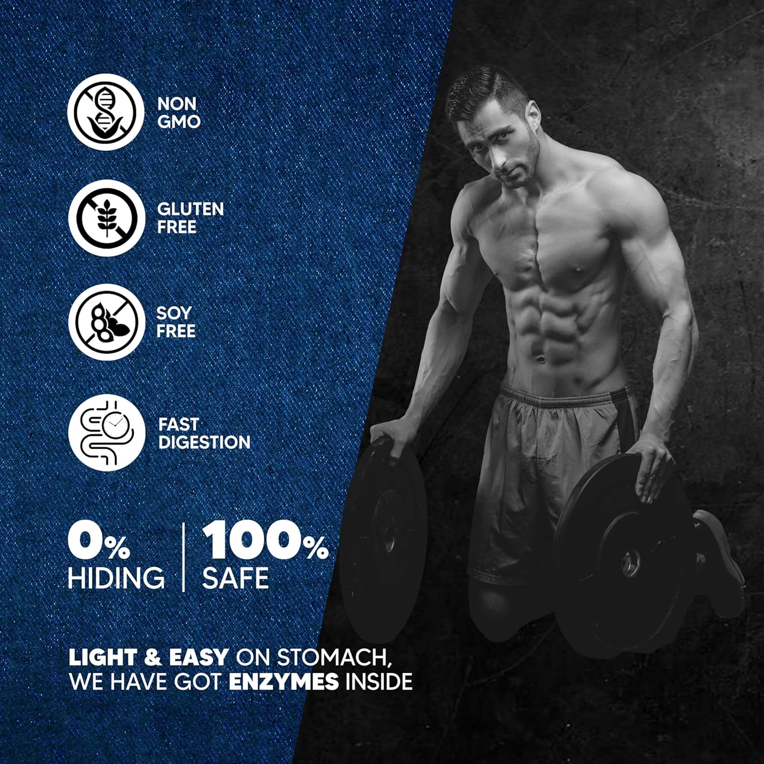 AS-IT-IS ATOM 24 GOLD WHEY PROTEIN COMBINATION OF WHEY ISOLATE & CONCENTRATE 10 SACHETS
