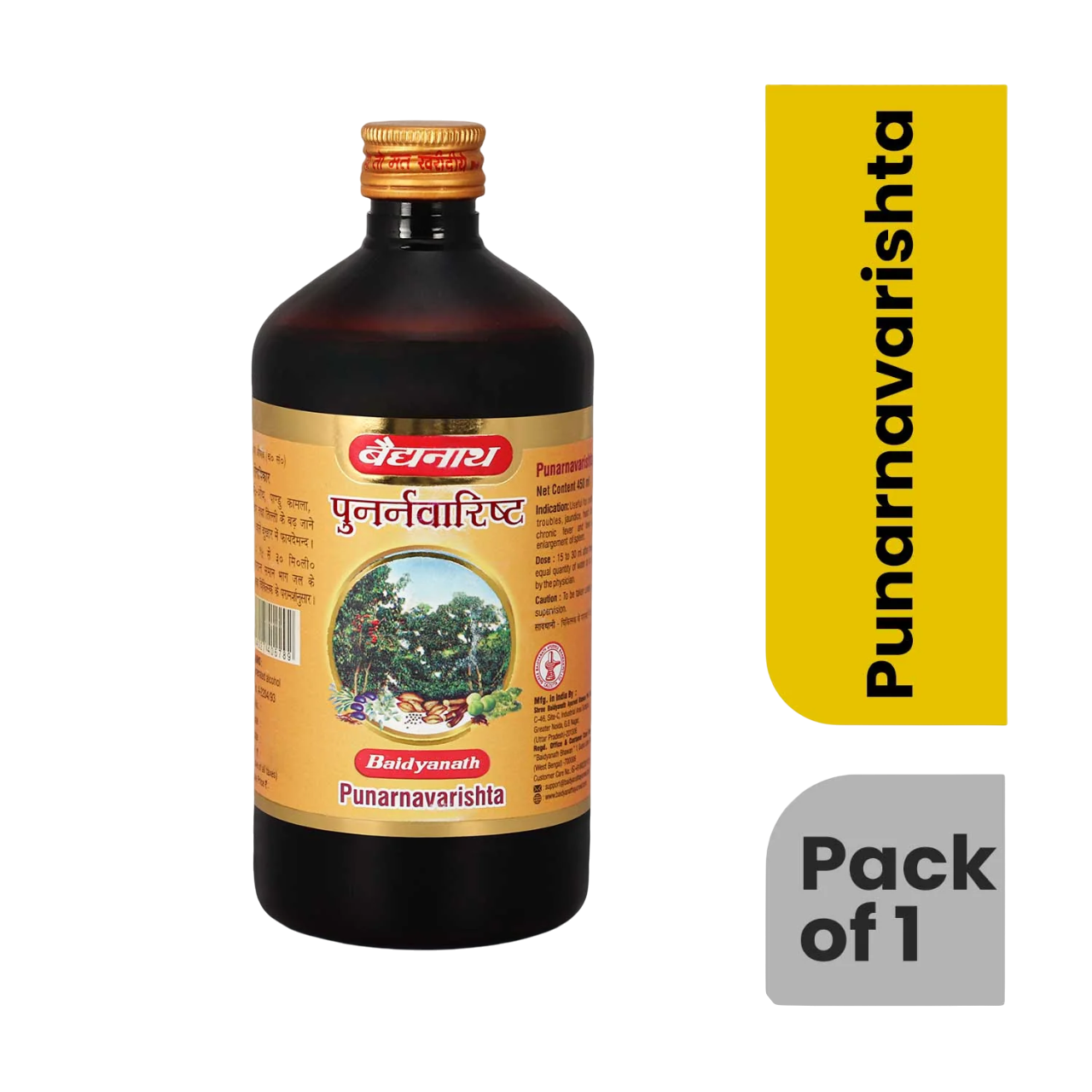 PUNARNAVARISHTA BAIDYANATH 450ML