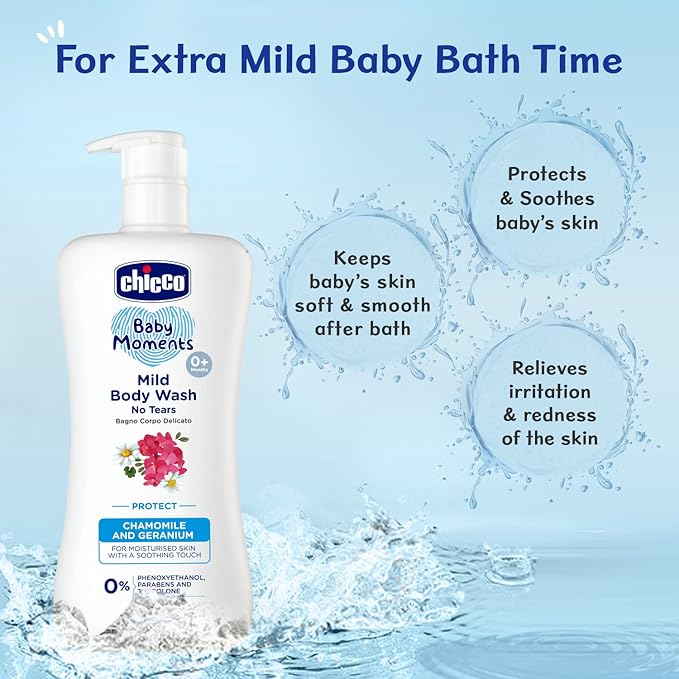 CHICCO MILD BODYWASH PROTECT NO TEARS 500ML