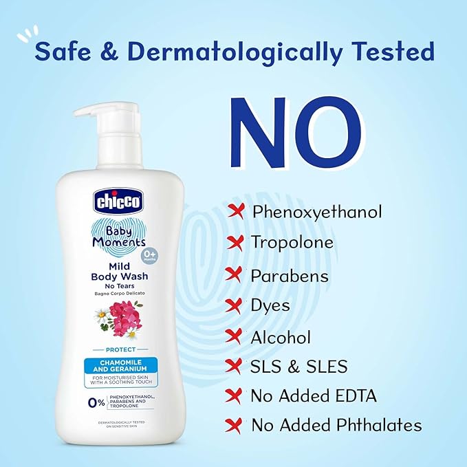 CHICCO MILD BODYWASH PROTECT NO TEARS 500ML