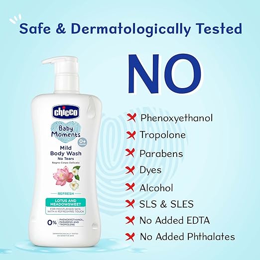 CHICCO MILD BODYWASH REFRESH NO TEARS 200ML